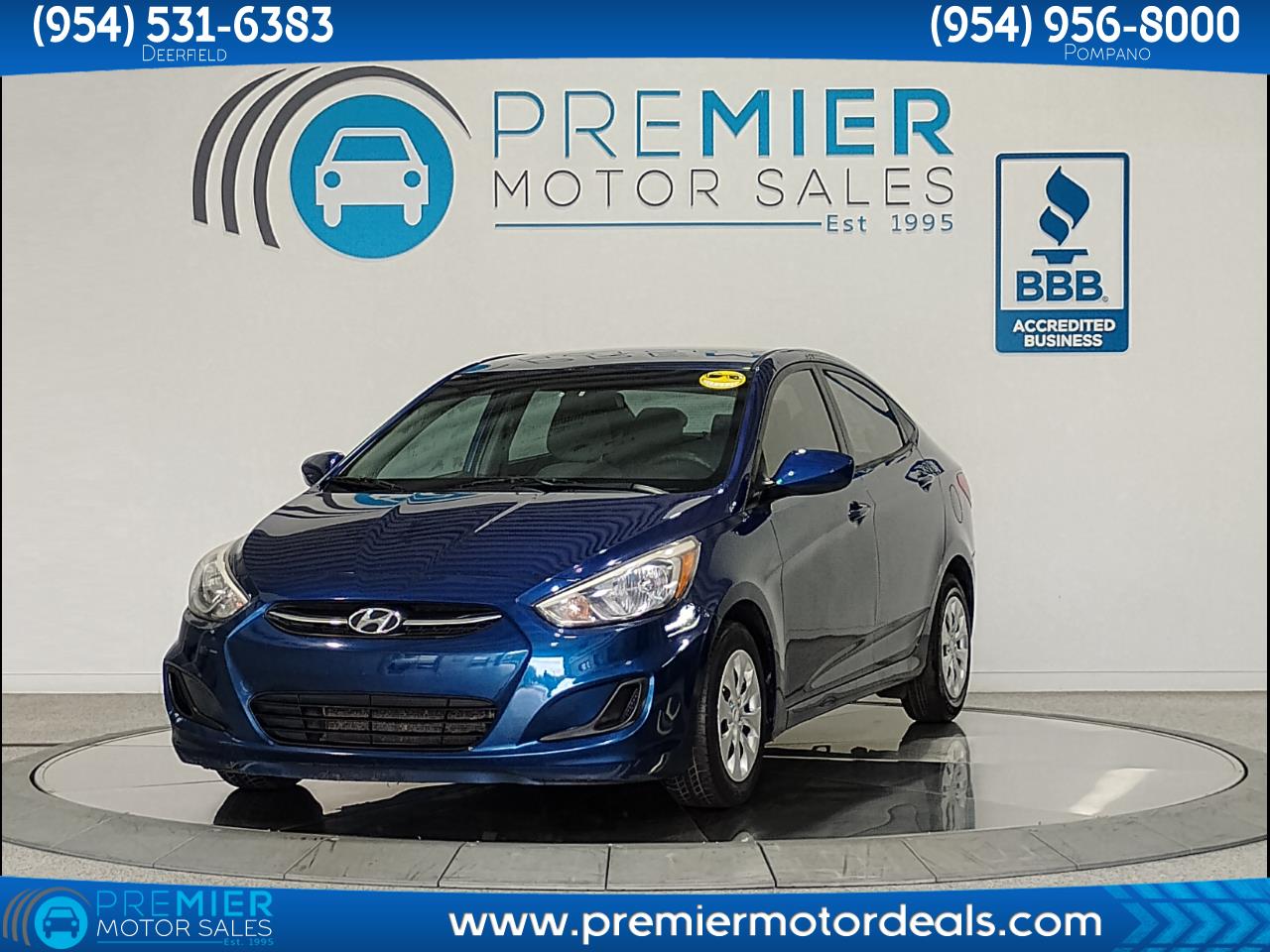 2016 Hyundai Accent SE 4-Door 6A