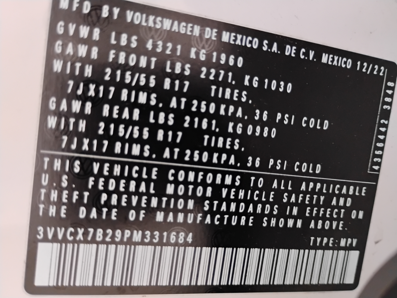 Volkswagen Taos S 2023