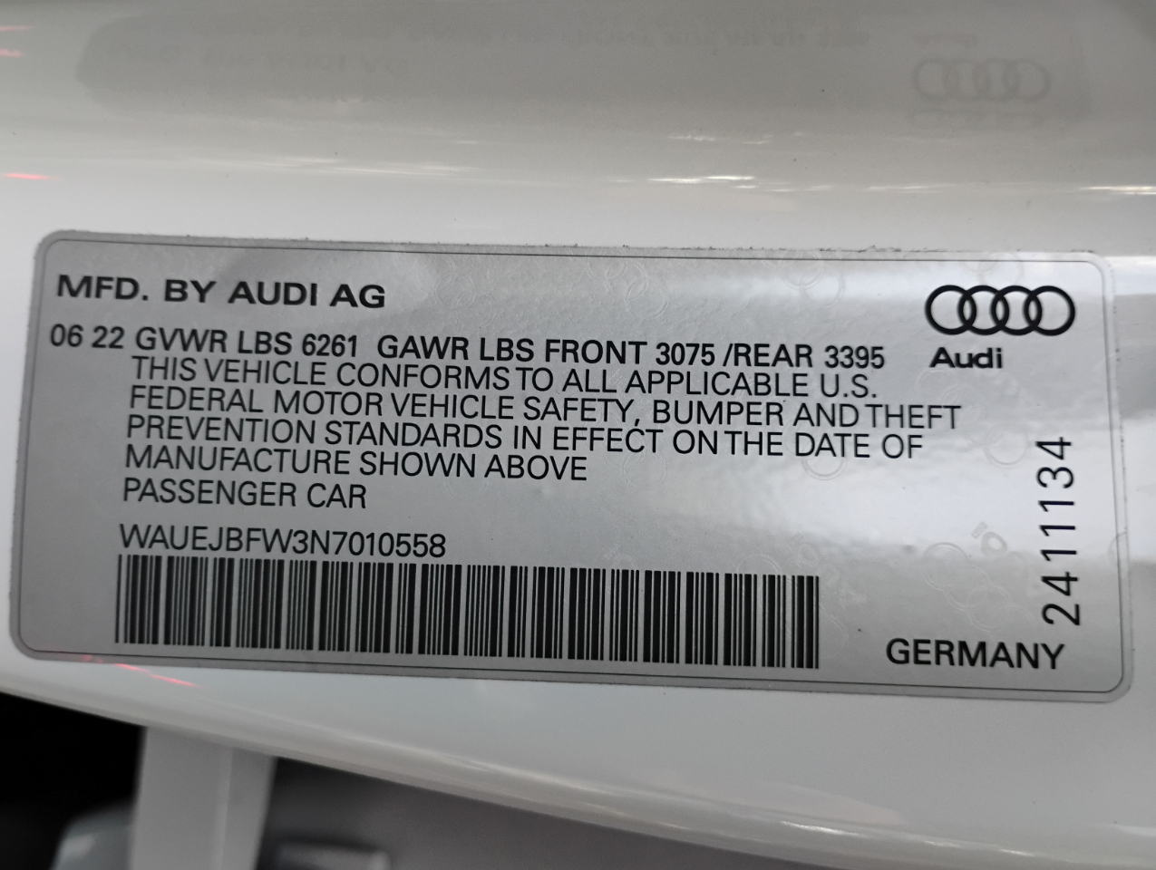 Audi e-tron GT Prestige quattro 2022