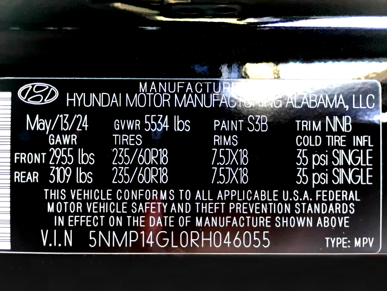 Hyundai Santa Fe SE 2024