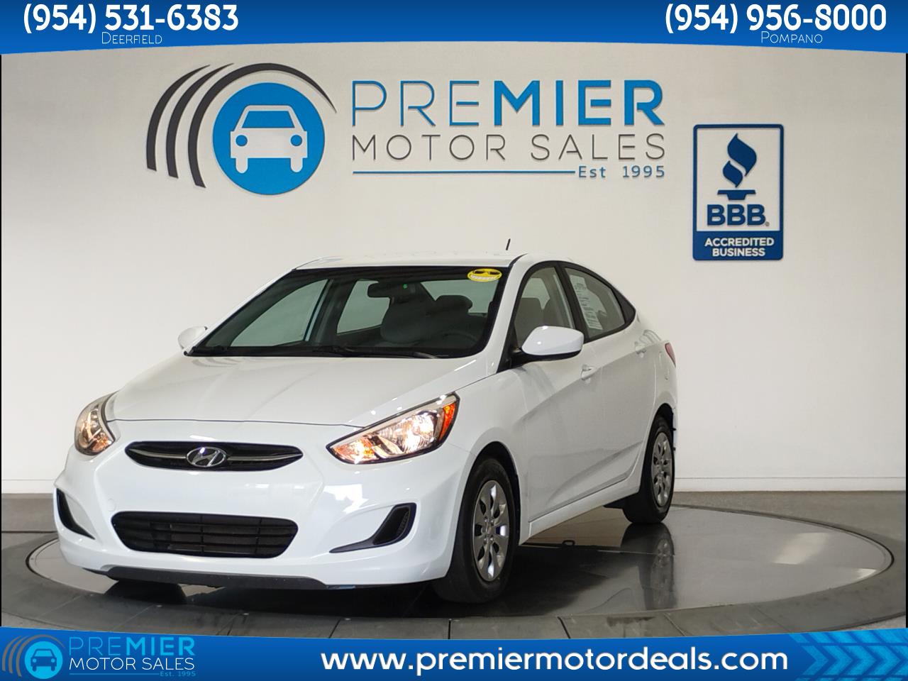 2016 Hyundai Accent SE 4-Door 6A