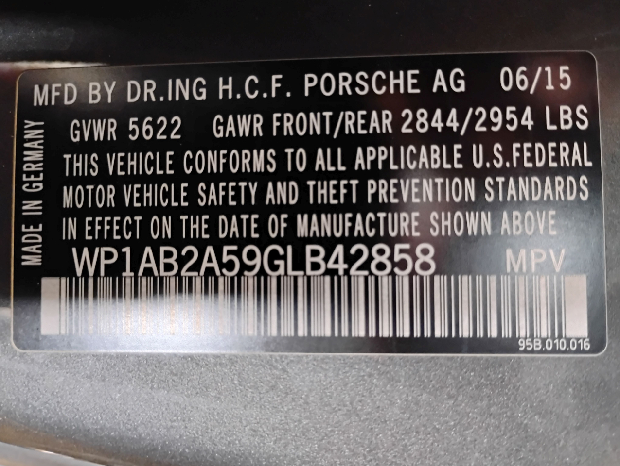 Porsche Macan S 2016