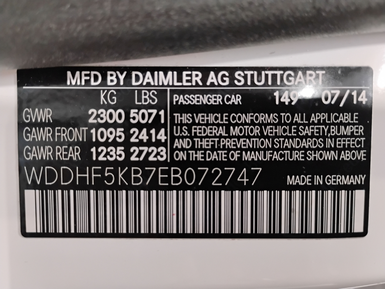 Mercedes-Benz E-Class E350 Sedan 2014