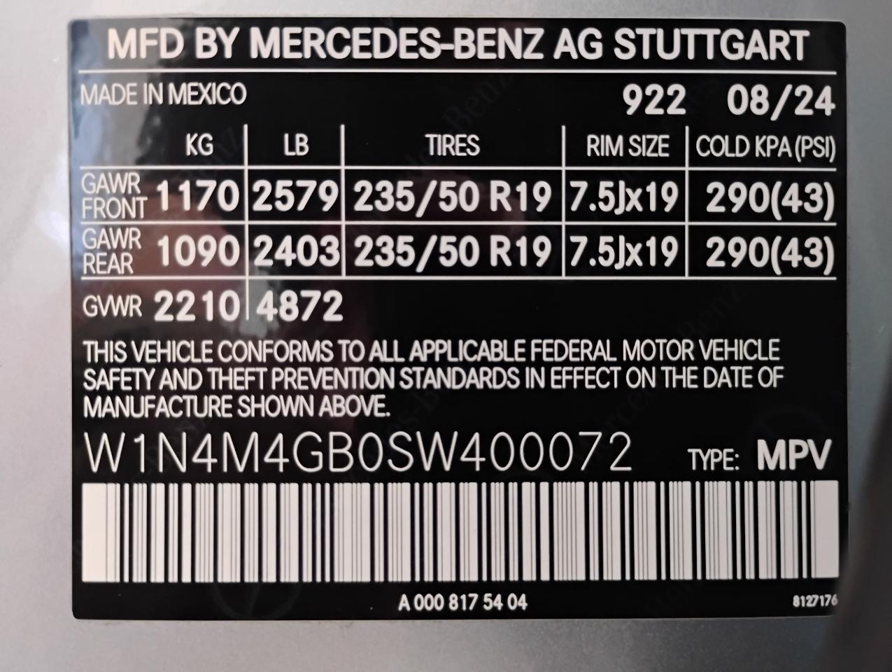 Mercedes-Benz GLB-Class GLB 250 2025