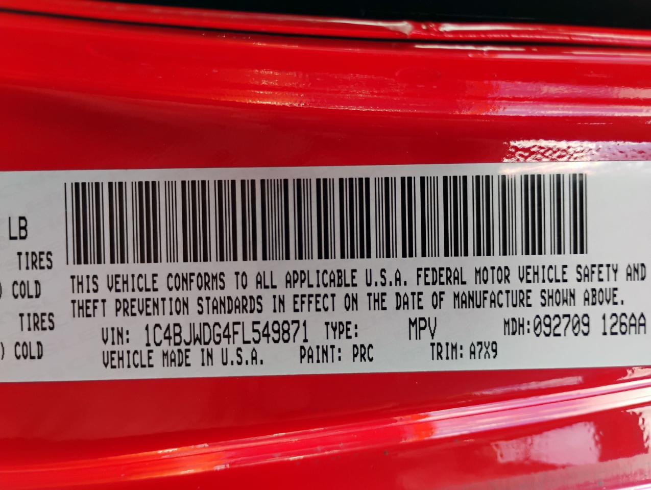 Jeep Wrangler Unlimited Sport 4WD 2015