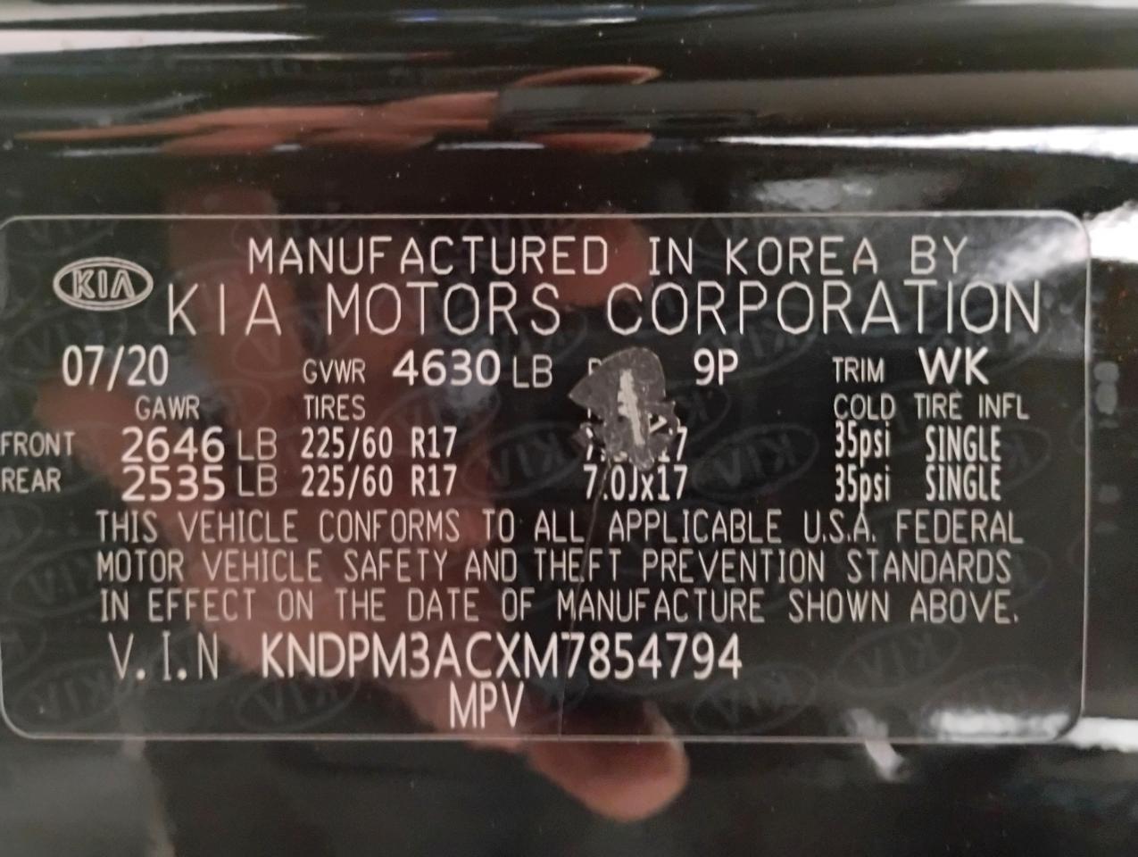 Kia Sportage LX FWD 2021