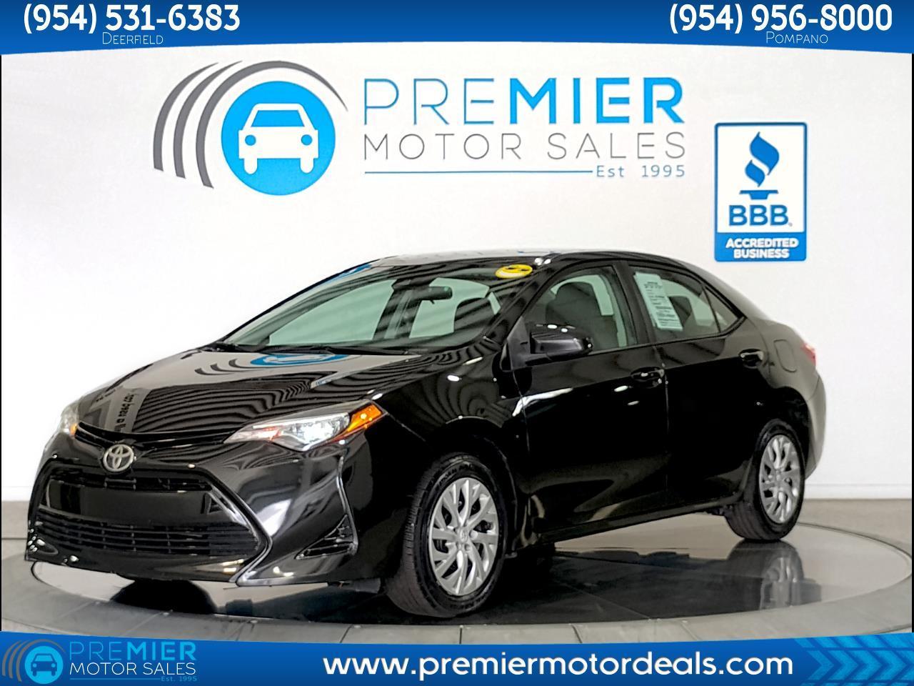 2018 Toyota Corolla L CVT