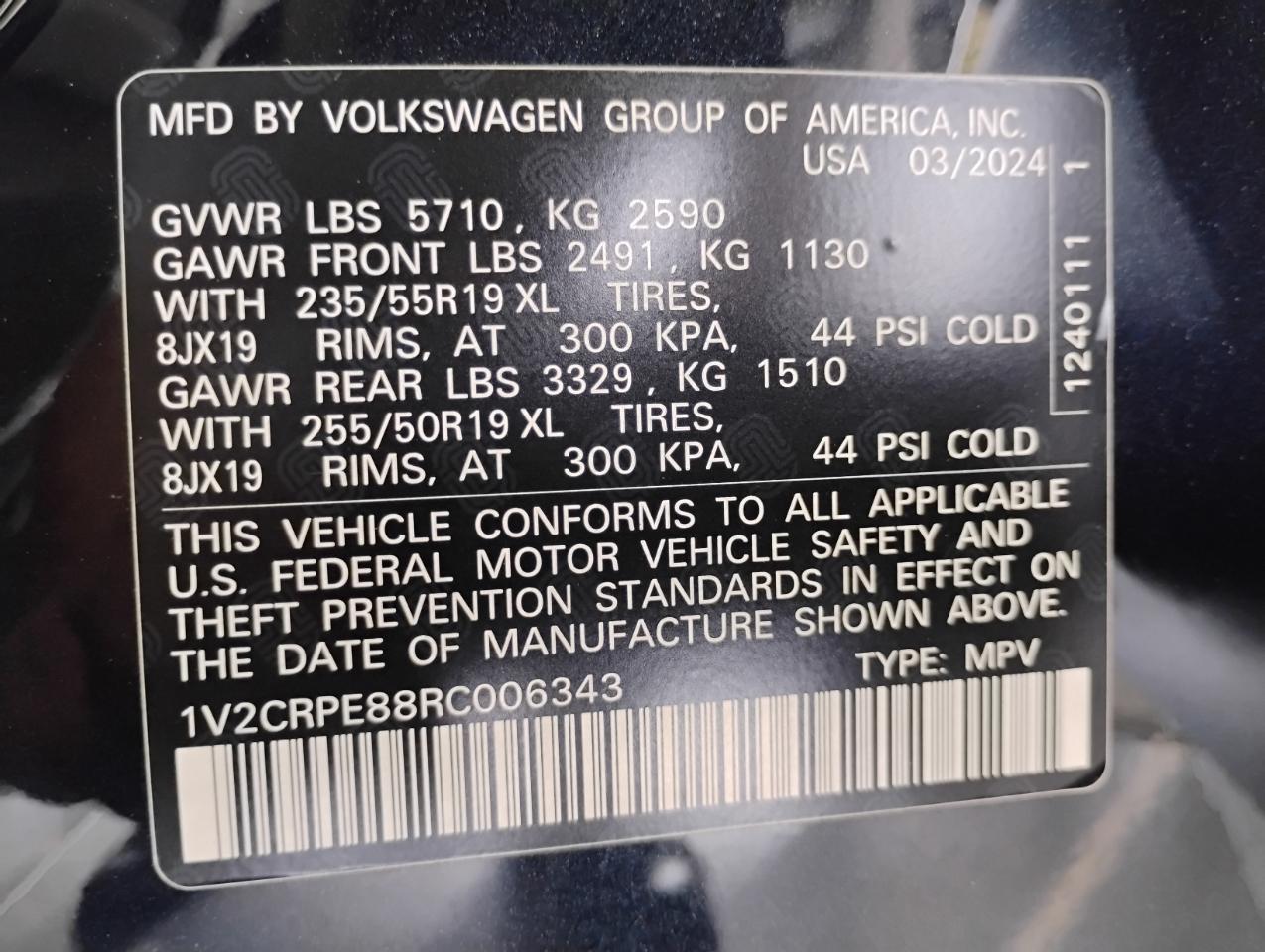 Volkswagen ID.4 Pro 2024