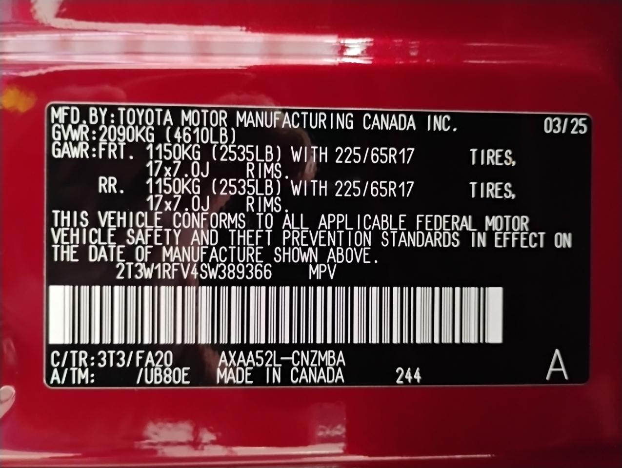 Toyota RAV4 XLE 2025