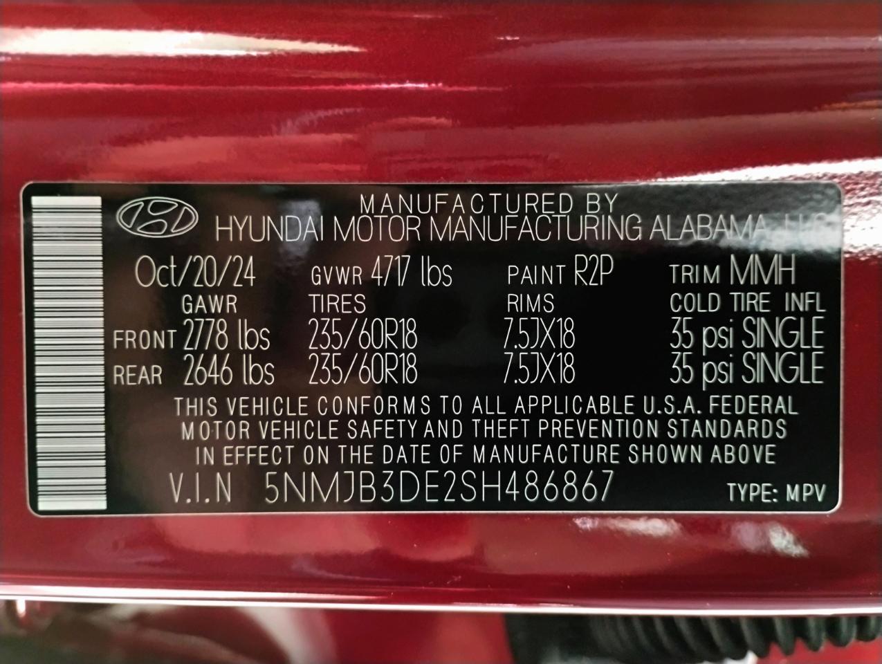 Hyundai Tucson SEL 2025