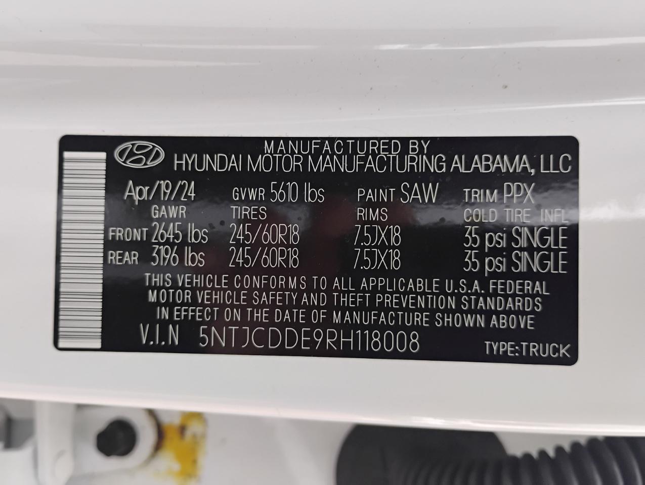 Hyundai Santa Cruz SEL AWD 2024