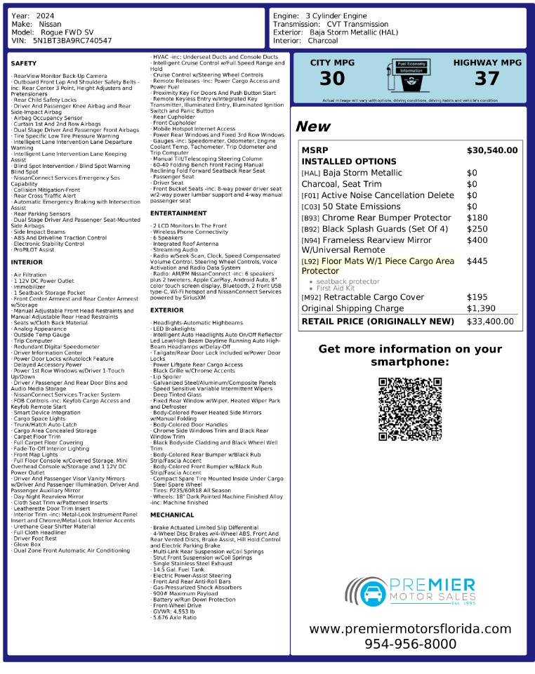 Nissan Rogue SV 2024