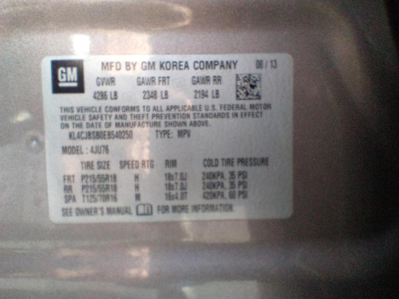 Buick Encore Convenience FWD 2014