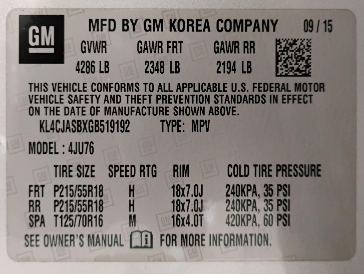 Buick Encore Base FWD 2016