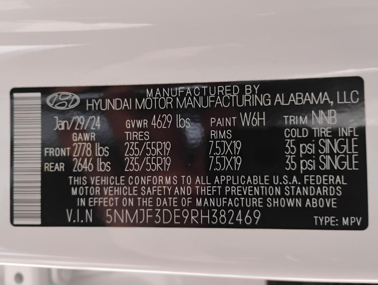 Hyundai Tucson SEL 2024