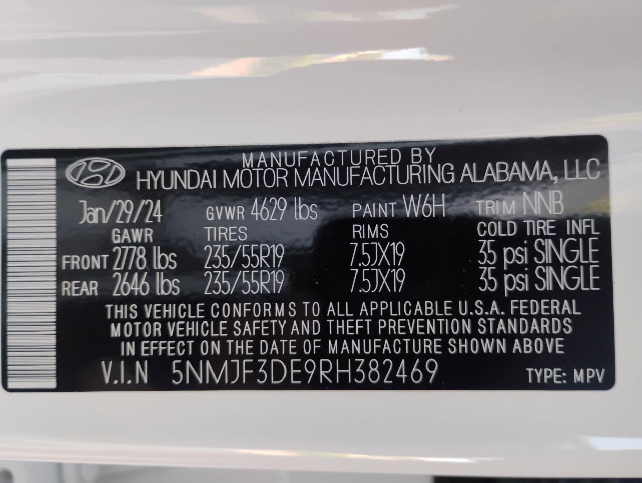 Hyundai Tucson SEL 2024