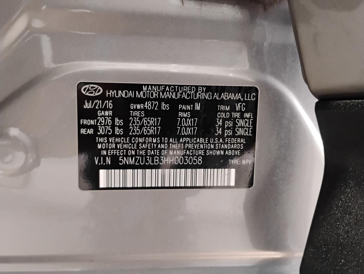 Hyundai Santa Fe Sport 2.4 FWD 2017