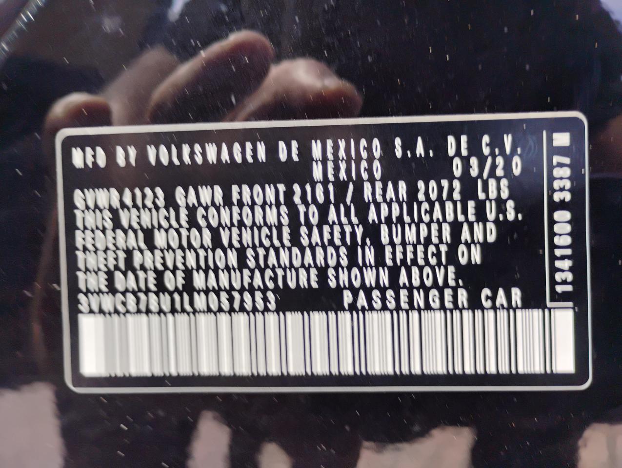 Volkswagen Jetta 1.4T S 8A 2020