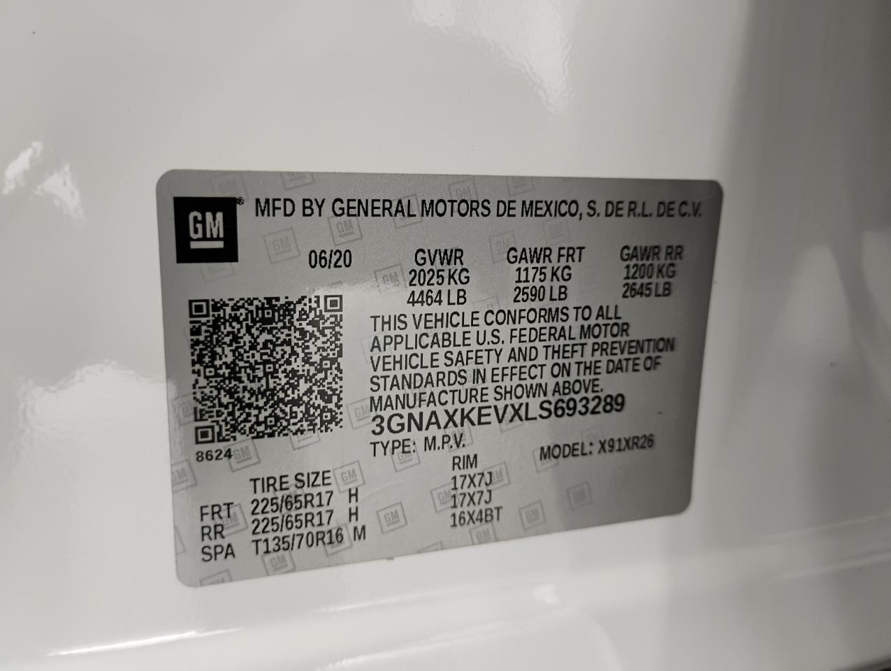 Chevrolet Equinox LT 2WD 2020