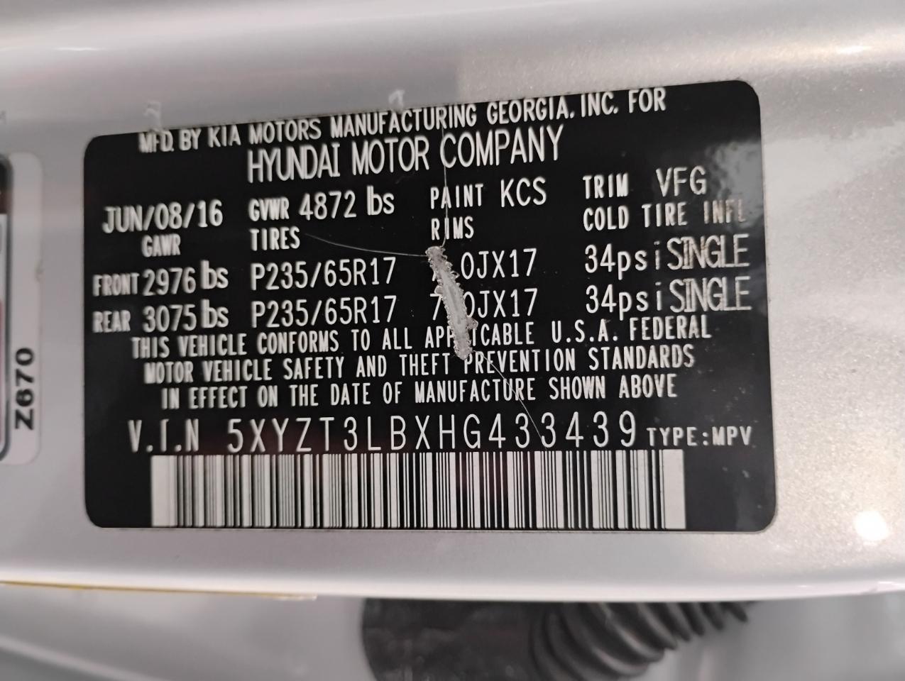 Hyundai Santa Fe Sport 2.4 FWD 2017