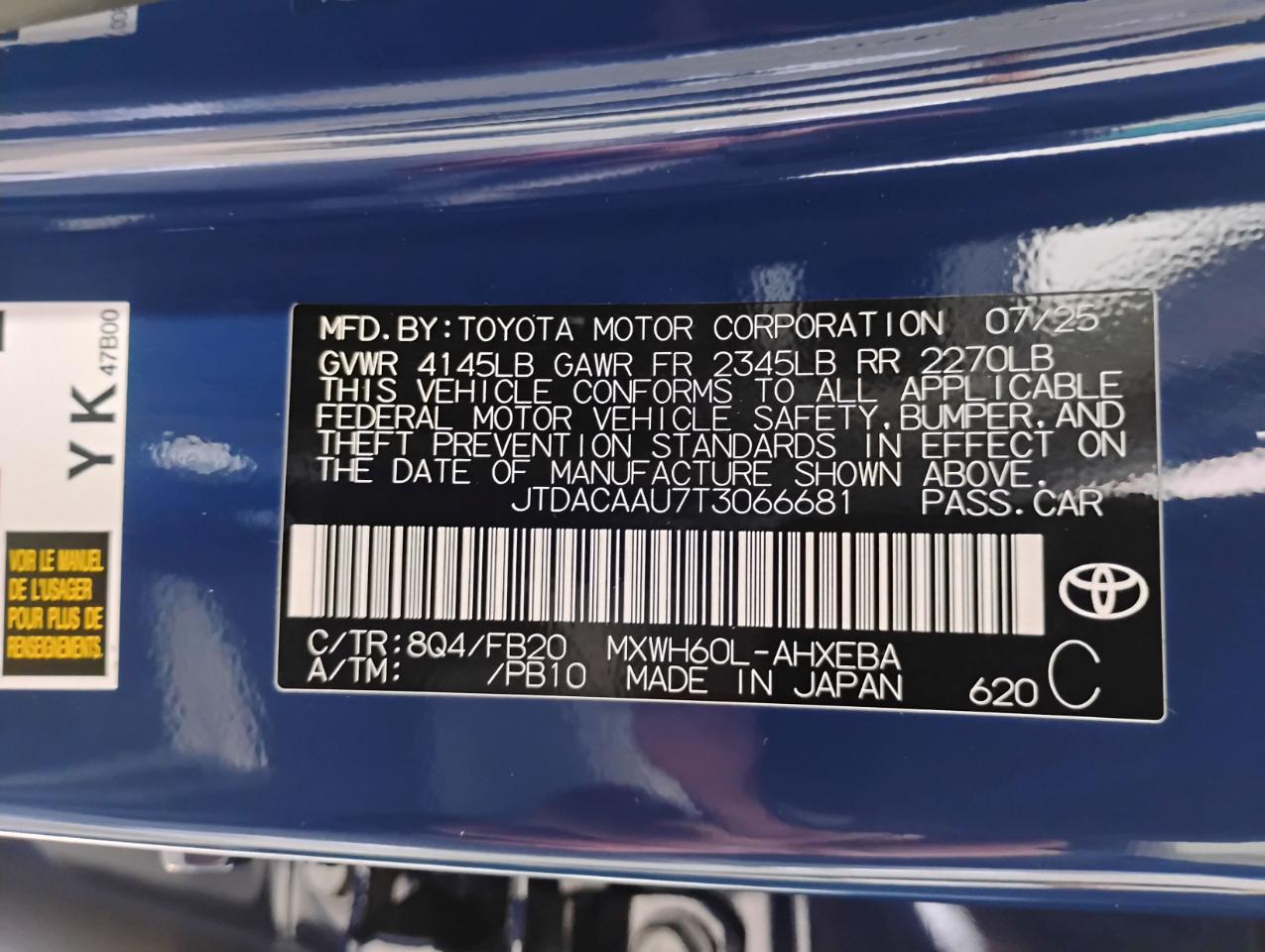 Toyota Prius LE 2026