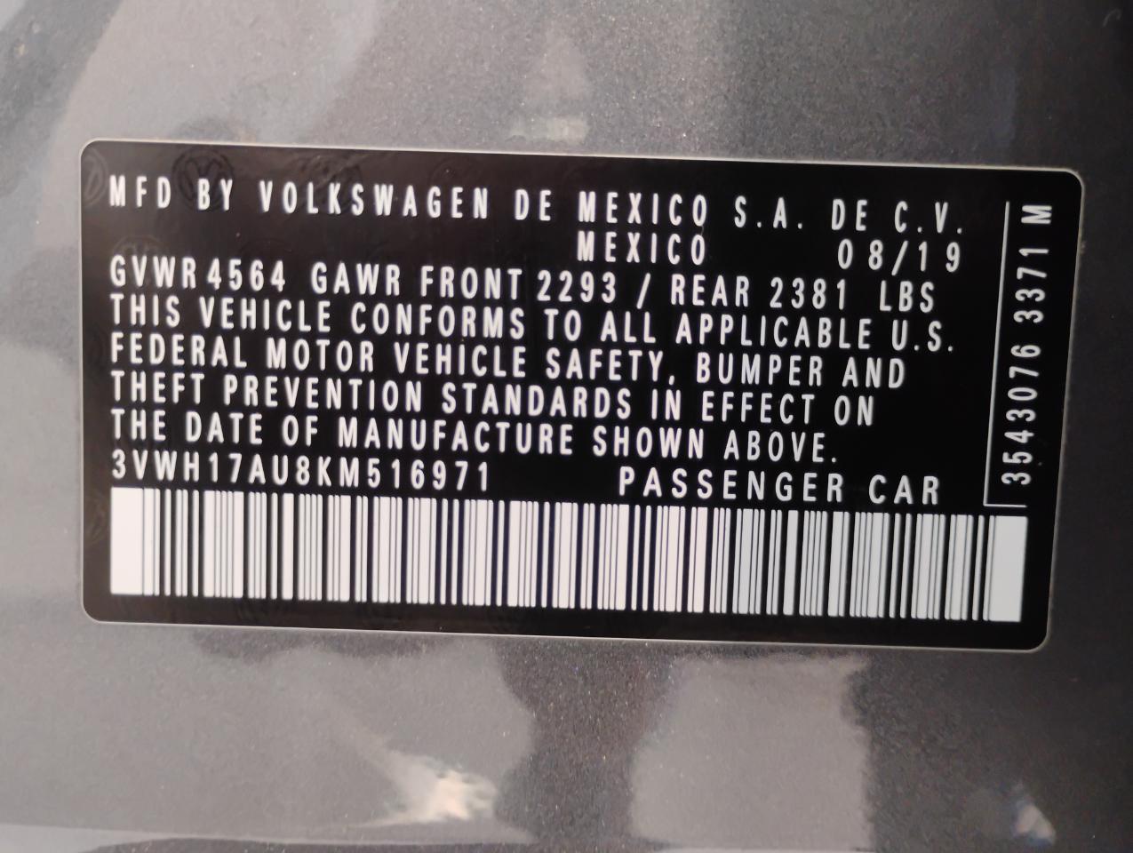 Volkswagen Golf Alltrack TSI SE 6A 2019