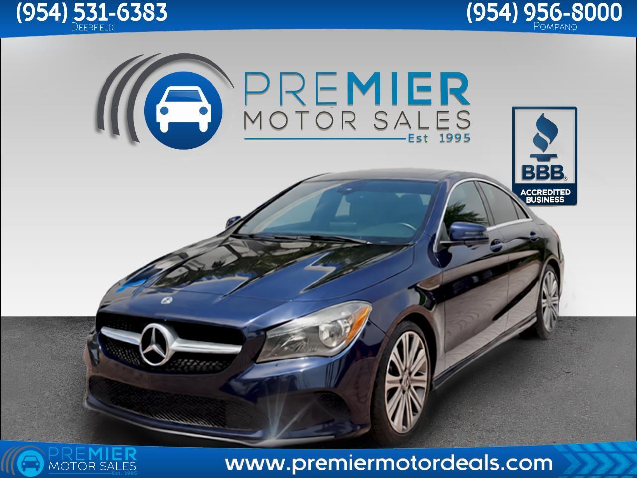2018 Mercedes-Benz CLA-Class CLA250