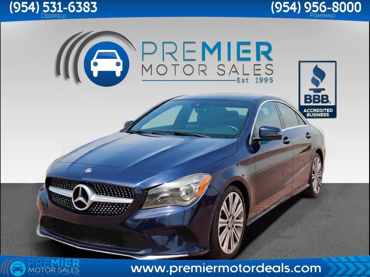 2018 Mercedes-Benz CLA-Class CLA250
