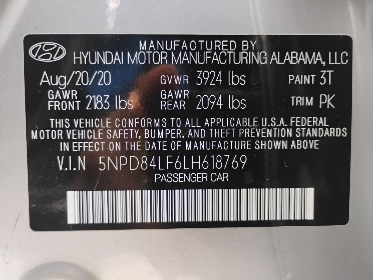 Hyundai Elantra Limited 2020