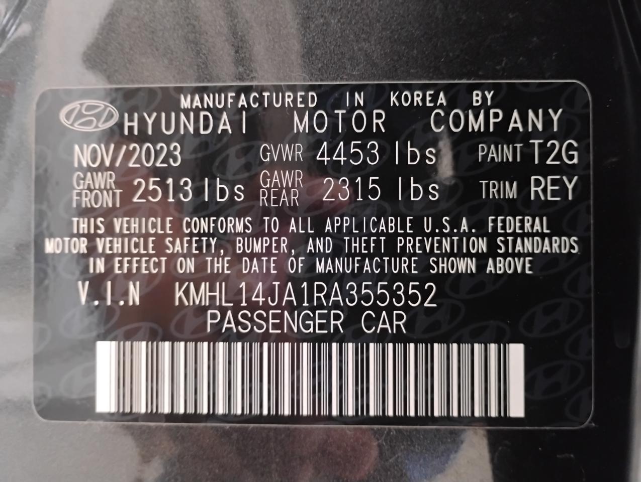 Hyundai Sonata SEL 2024