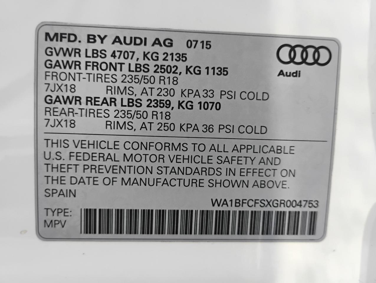 Audi Q3 Premium 2018