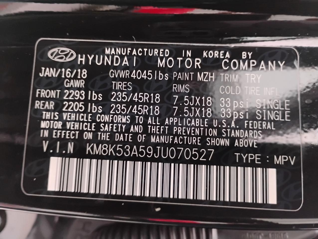 Hyundai Kona Ultimate 2018