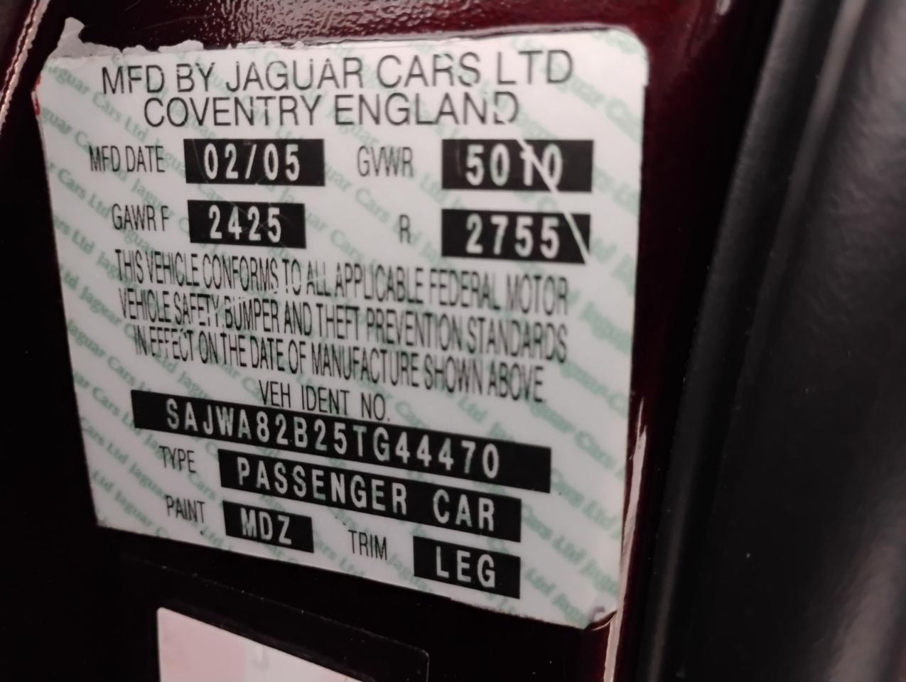 Jaguar XJ-Series Super V8 2005