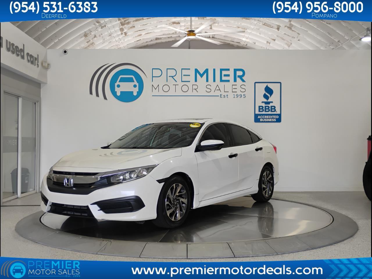 2017 Honda Civic EX Sedan CVT