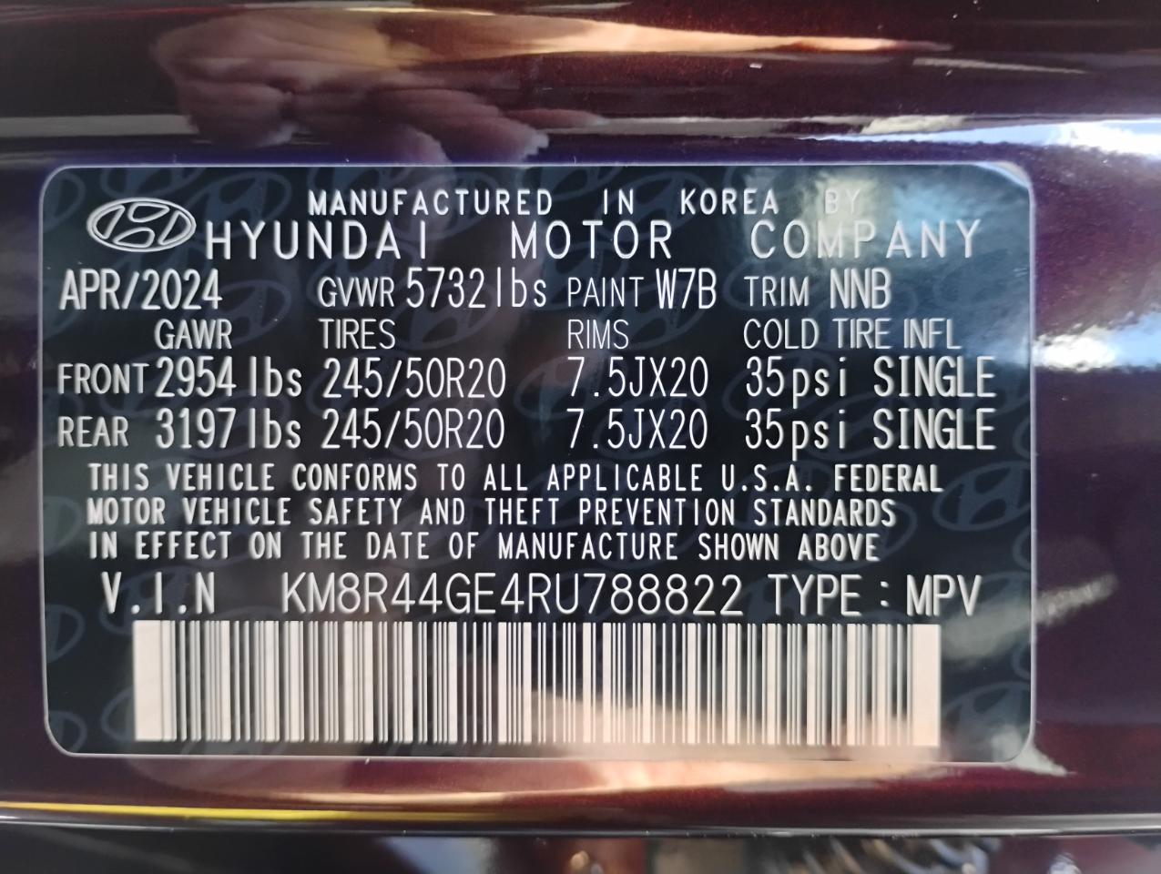 Hyundai Palisade SEL Prem 2024