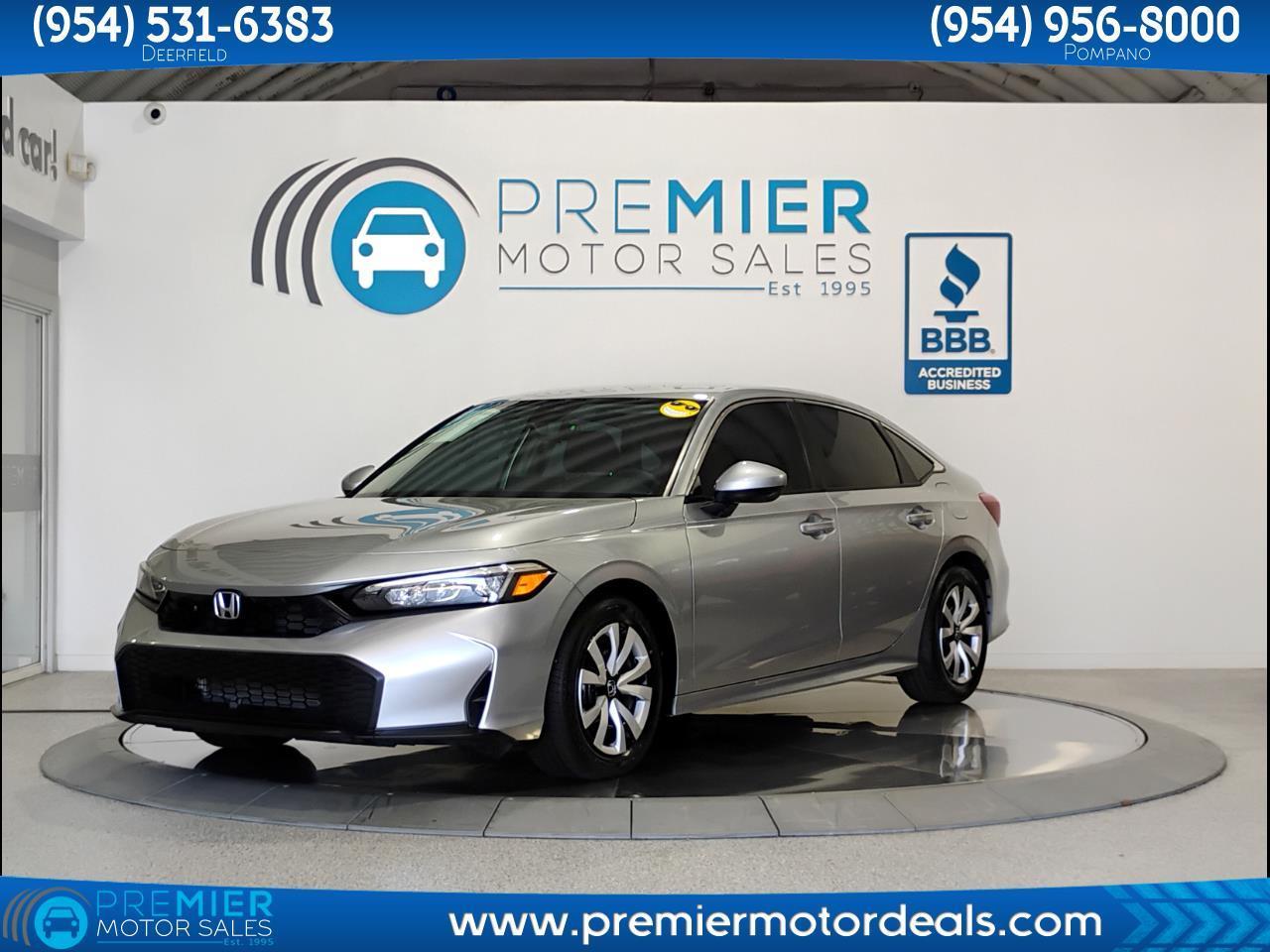 2025 Honda Civic LX Sedan CVT