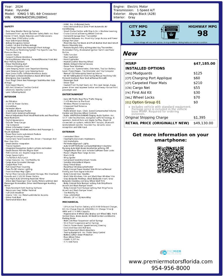 Hyundai Ioniq 5 SEL 2024