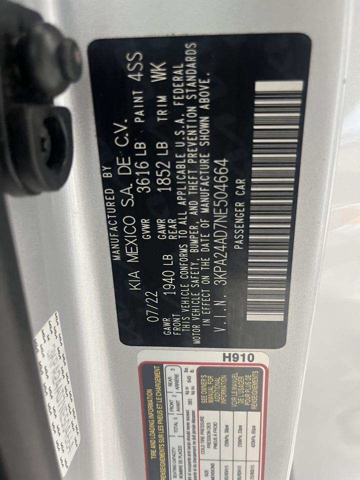 Kia Rio LX 2022
