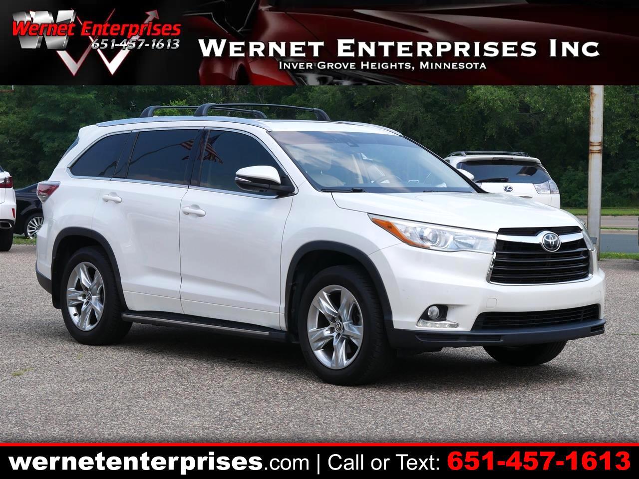 Toyota Highlander Limited Platinum AWD V6 2016 Toyota Highlander Limited Platinum AWD V6 2016