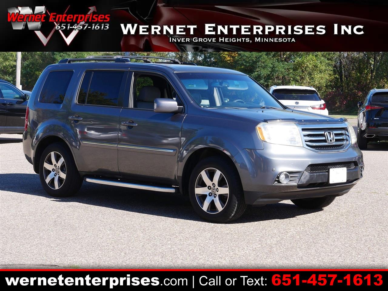 2012 Honda Pilot Touring 4WD 5-Spd AT with DVD