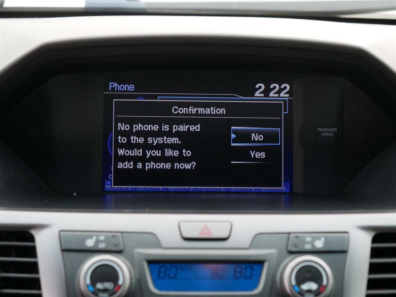 Honda Odyssey EX-L AT with RES 2012