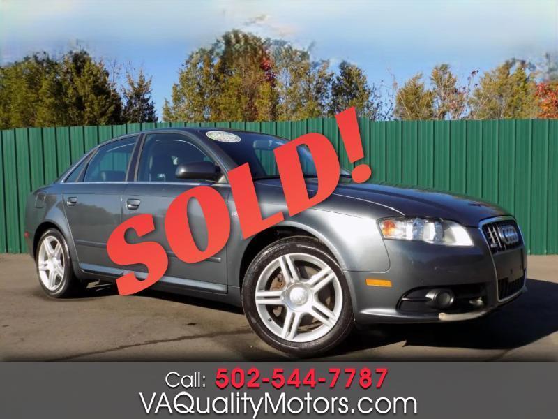 2008 Audi A4 2.0T with Multitronic