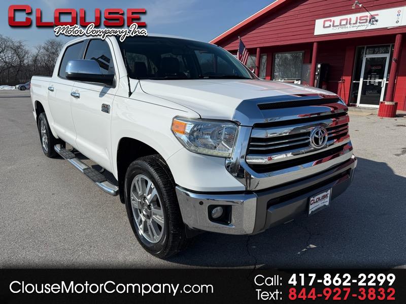 2017 Toyota Tundra 4WD 1794 Edition CrewMax 5.5' Bed 5.7L FFV (Natl)
