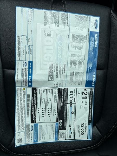 Ford Ranger LARIAT 4WD SuperCrew 5' Box 2022