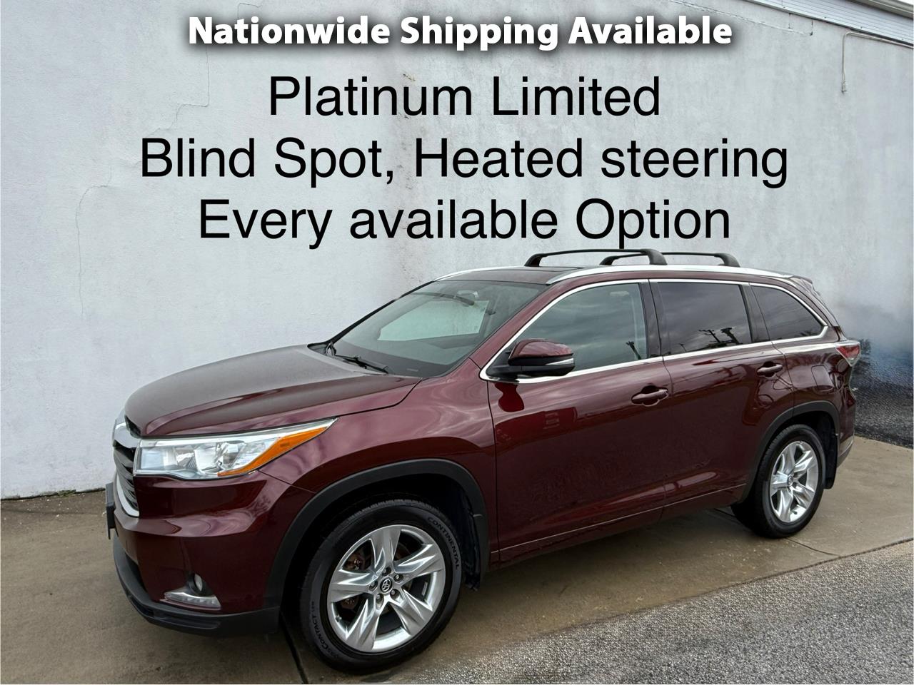 2016 Toyota Highlander AWD 4dr V6 Limited Platinum (Natl)
