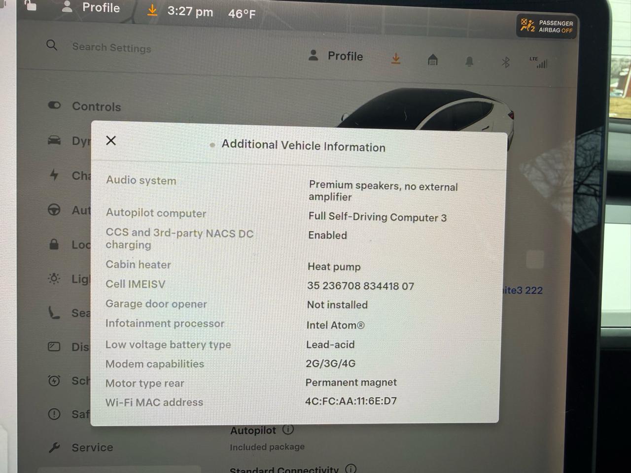 Tesla Model 3 Standard Range Plus RWD 2021