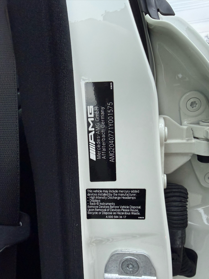 Mercedes-Benz C-Class 4dr Sdn 6.3L AMG RWD 2009