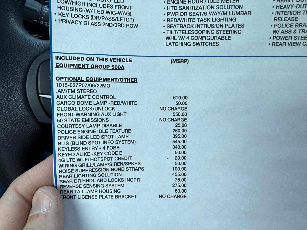 Ford Police Interceptor Utility AWD 2023