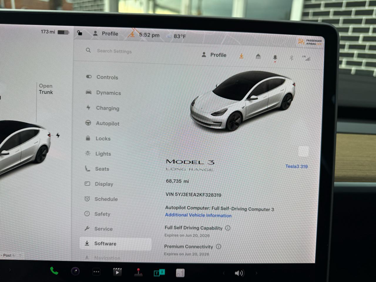 Tesla Model 3 Mid Range RWD *Ltd Avail* 2019