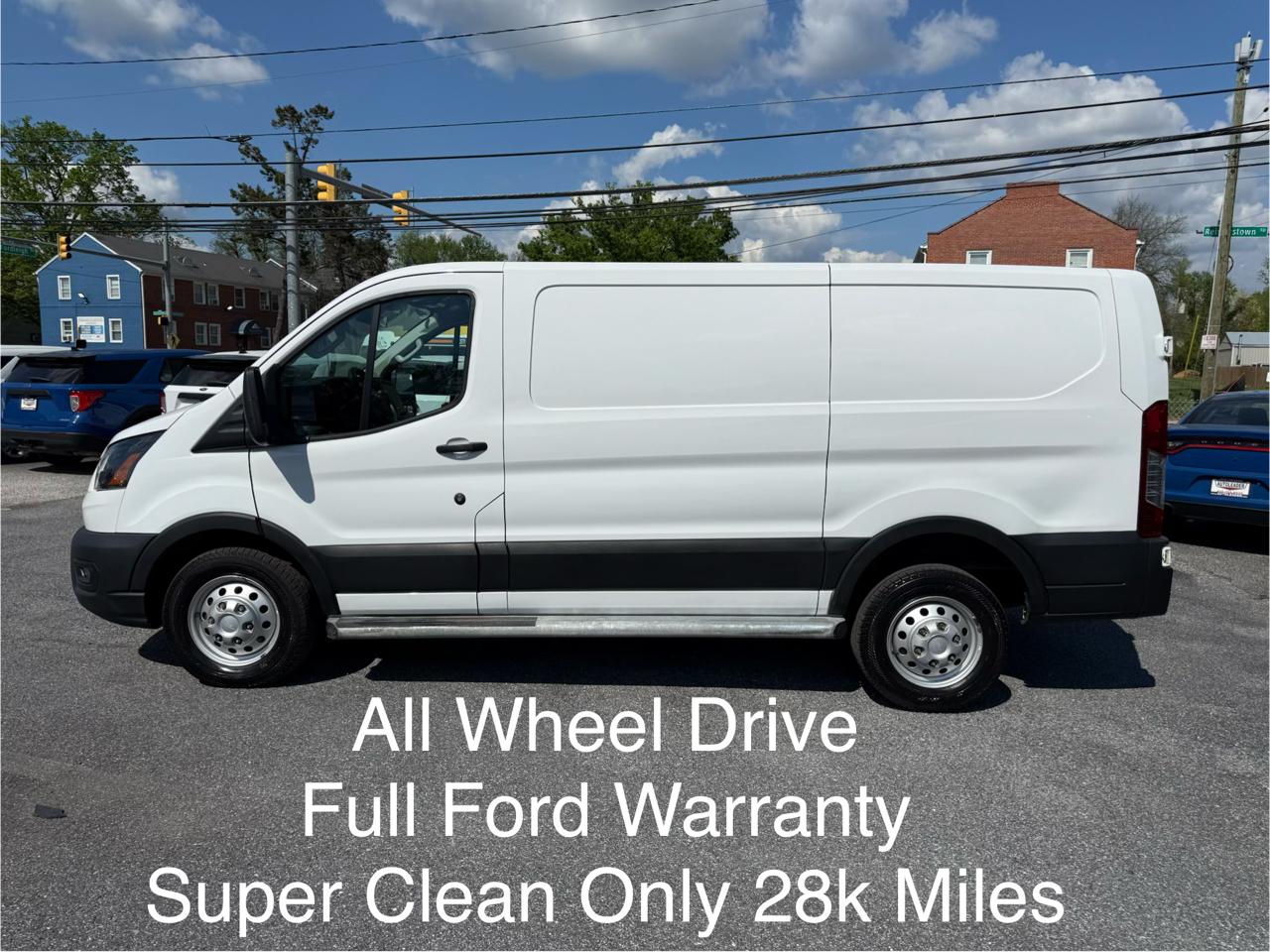 2024 Ford Transit Cargo Van T-250 130" Low Rf 9070 GVWR AWD